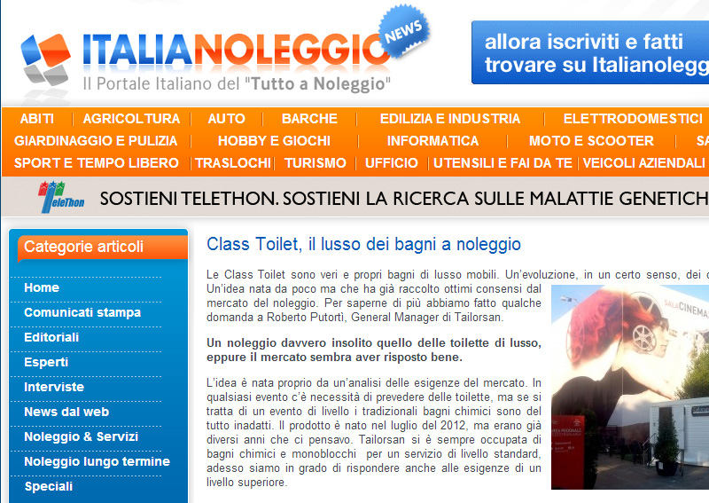 Intervista su ItaliaNoleggio.it